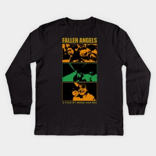 fallen angels grunge Kids Long Sleeve T-Shirt